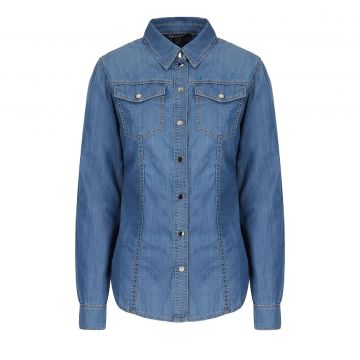 Cotton indigo denim shirt s