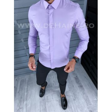 Camasa barbati lila slim fit B2128