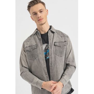 Camasa din denim relaxed fit Orbit