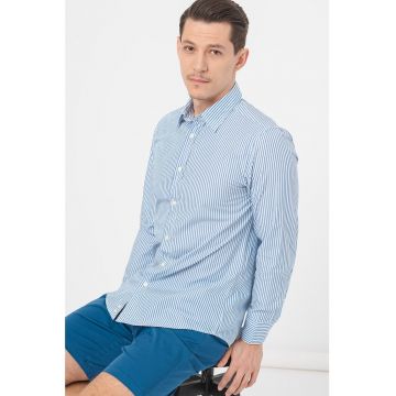 Camasa slim fit cu imprimeu