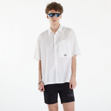 Cămașă C.P. Company Short Sleeve Shirt Gauze White