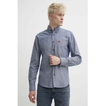 HUGO cămașă din bumbac bărbați, cu guler button-down, slim 50479302