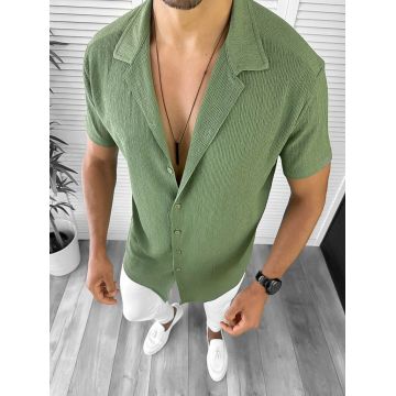 Camasa barbati casual verde 12682 P19-5.3