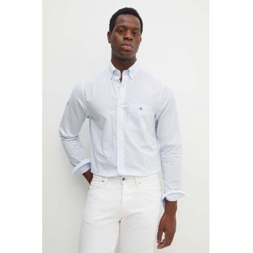 Gant camasa din bumbac barbati, cu guler button-down, regular