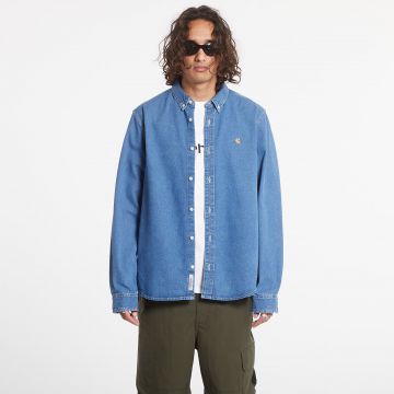 Cămașă Carhartt WIP L/S Weldon Shirt Blue