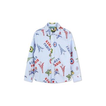 Kenzo Kids camasa de bumbac pentru copii K60806