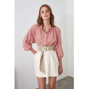 Camasa lejera cu model gingham