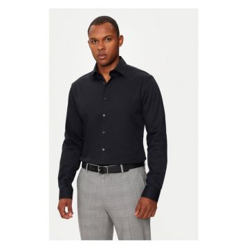 Camasa 16092939 Negru Slim Fit - Bumbac