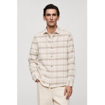 Camasa din flanel cu model in carouri Pierre