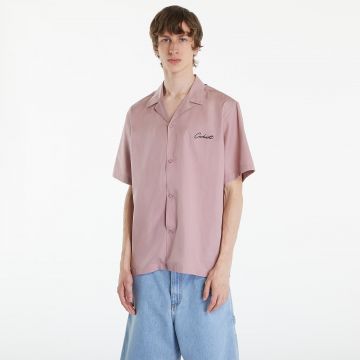 Cămașă Carhartt WIP Short Sleeve Delray Shirt UNISEX Glassy Pink/ Black