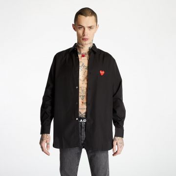 Cămașă Comme des Garçons Play Shirt Black