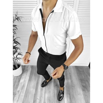 Camasa barbati casual alba slim fit B8411 P20-1.3