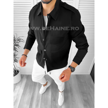 Camasa barbati neagra slim fit B7805 O2-4.2