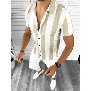 Camasa barbati slim fit cu imprimeu A8821 O5-4.3