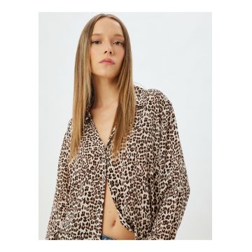 Camasa lejera cu animal print