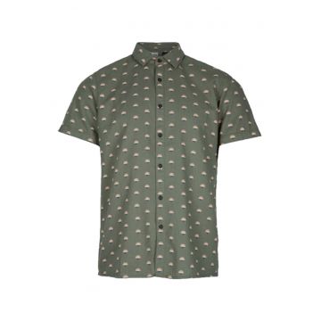 Camasa AOP Chambray - Verde