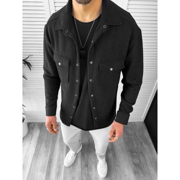 Camasa barbati casual neagra 13041 52-1