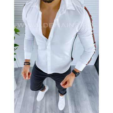 Camasa barbati slim fit alba B5701 D2-5.3