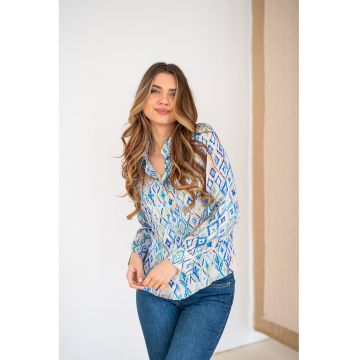 Camasa cu model geometric Vanesa